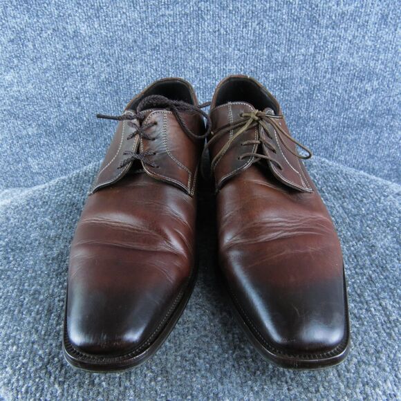 To Boot New York Men's Adam Derrick Derby Oxfords Brown Leather Size 10M Used - Picture 2 of 7